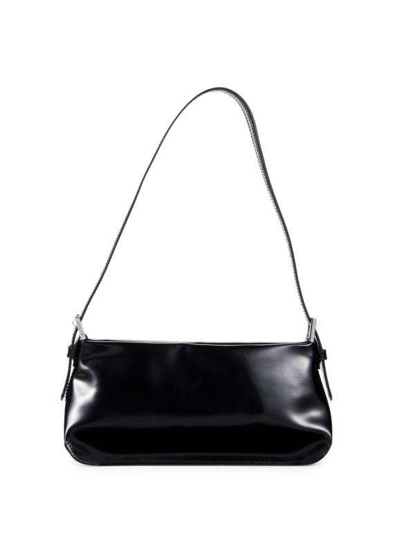 By Far Dulce Patent Leather Shoulder Bag